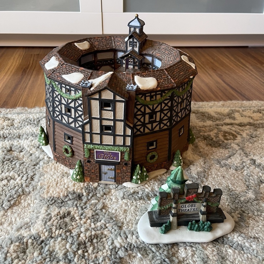 Dept 56 Dickens' Village Series "The Old Globe Theatre" #58501 NO BOX
